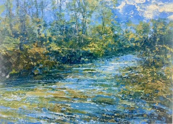 - Oil on Board, Painting by John Brenton, measuring 33 x 45 cm (H x W) framed at 52 x 65 cm £1200